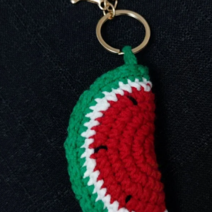 Gehäkelte Wassermelonen-Anhänger