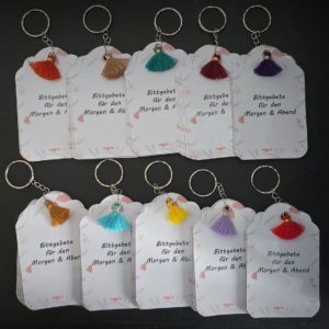 Schlüsselanhänger: Bittgebete